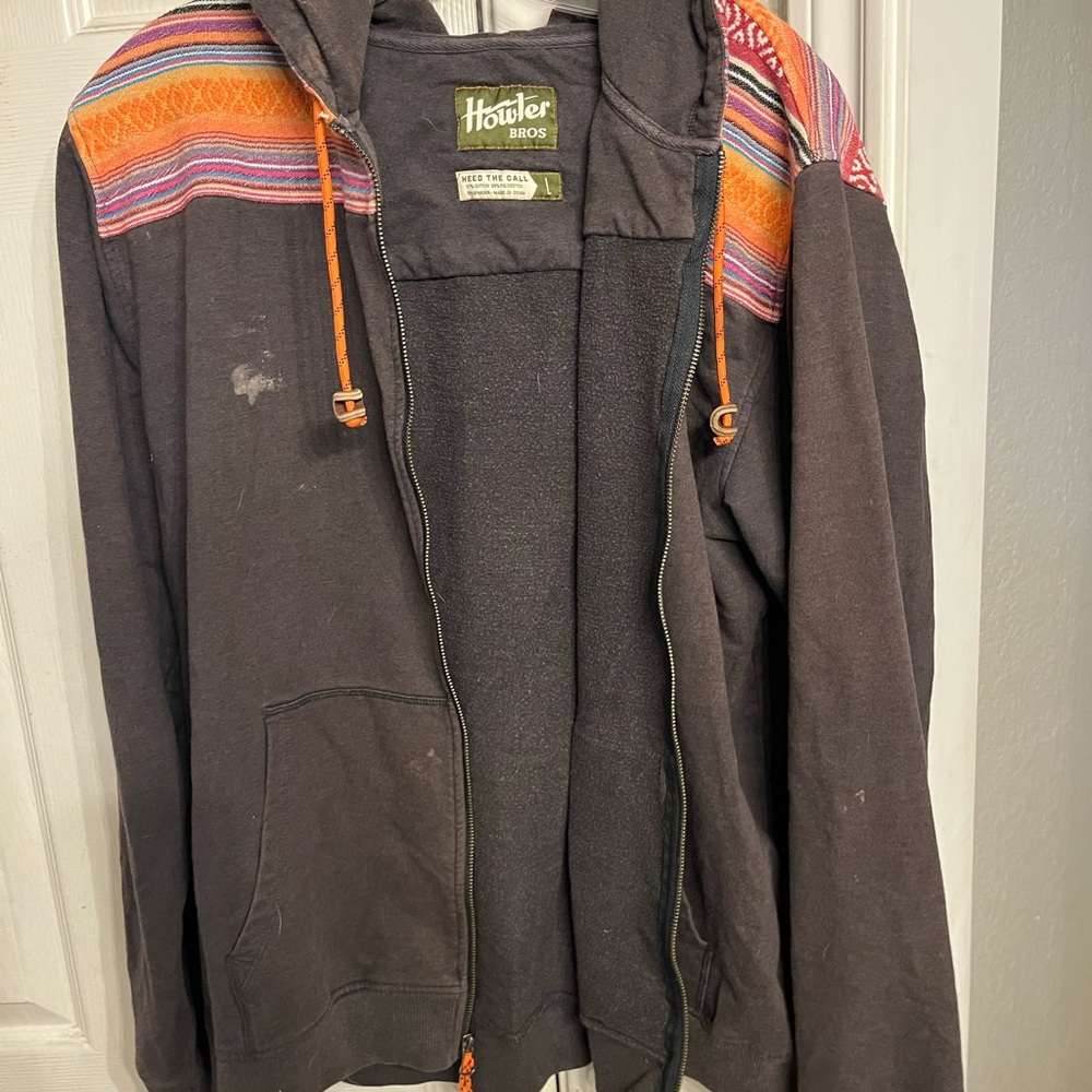 Howler Brothers Olive Green Label Hoodie